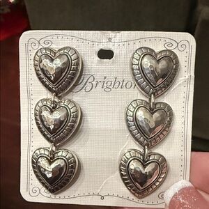 💙🆕💙Brighton Big Sky Heart Earrings